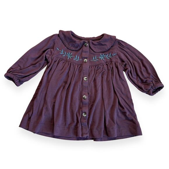 Kate Quinn Organic Embroidered Bamboo Collection Dress 12-18 Months - Picture 1 of 6